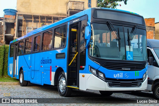 UTIL - União Transporte Interestadual de Luxo 321 na cidade de Rio de Janeiro, Rio de Janeiro, Brasil, por Lucas Diniz. Número da foto: #12350461.