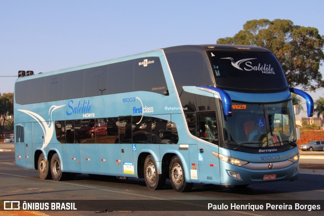 Expresso Satélite Norte 18003 na cidade de Goiânia, Goiás, Brasil, por Paulo Henrique Pereira Borges. Número da foto: #12351240.