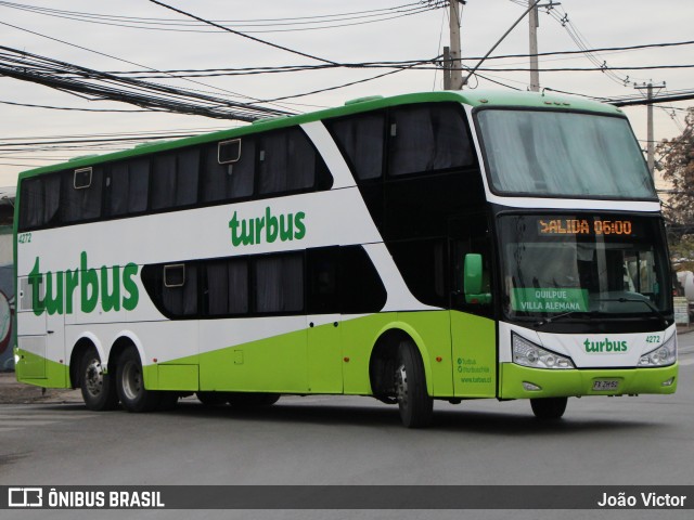 TurBus 4272 na cidade de Santiago, Santiago, Metropolitana de Santiago, Chile, por João Victor. Número da foto: #12351224.