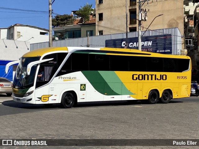 Empresa Gontijo de Transportes 19705 na cidade de Manhuaçu, Minas Gerais, Brasil, por Paulo Eller. Número da foto: #12350301.