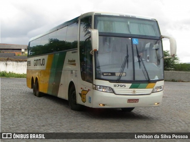 Empresa Gontijo de Transportes 11795 na cidade de Caruaru, Pernambuco, Brasil, por Lenilson da Silva Pessoa. Número da foto: #12351491.