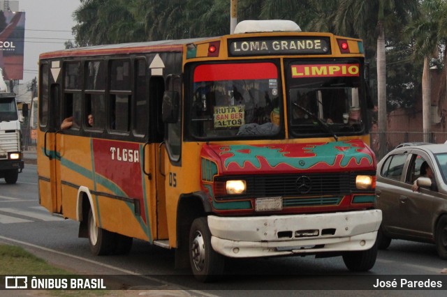 TLGSA - Transporte Loma Grande S.A. - Línea 132 > Transporte LomaGrandense S.A. 05 na cidade de Mariano Roque Alonso, Central, Paraguai, por José Paredes. Número da foto: #12354709.
