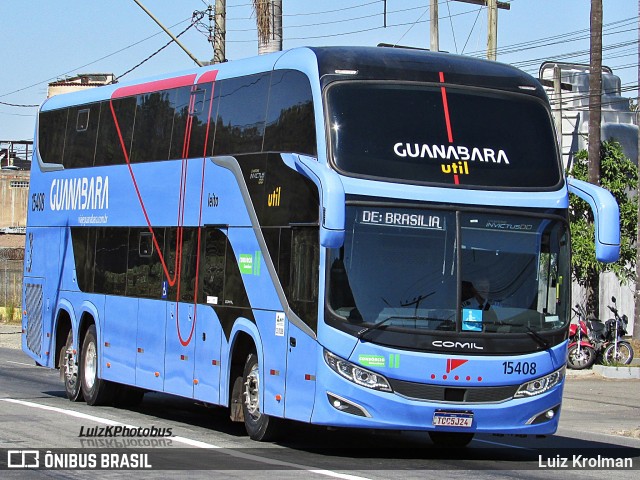 UTIL - União Transporte Interestadual de Luxo 15408 na cidade de Juiz de Fora, Minas Gerais, Brasil, por Luiz Krolman. Número da foto: #12354711.
