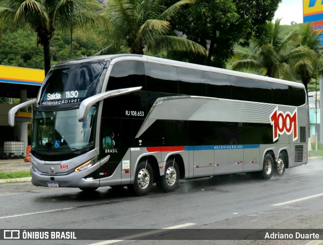 Auto Viação 1001 RJ 108.653 na cidade de Areal, Rio de Janeiro, Brasil, por Adriano Duarte. Número da foto: #12354424.
