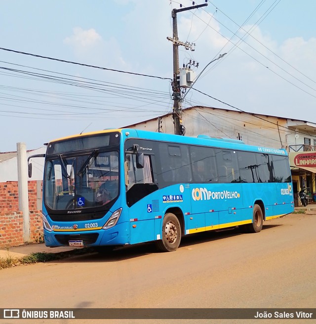 JTP Transportes - COM Porto Velho 02.003 na cidade de Porto Velho, Rondônia, Brasil, por João Sales Vitor. Número da foto: #12352687.