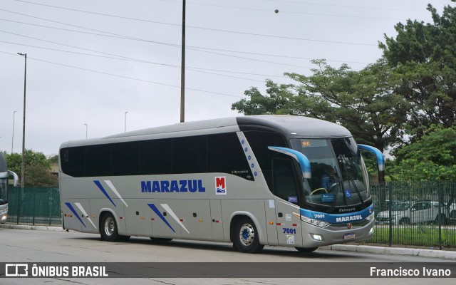 Marazul Turismo 7001 na cidade de São Paulo, São Paulo, Brasil, por Francisco Ivano. Número da foto: #12353885.