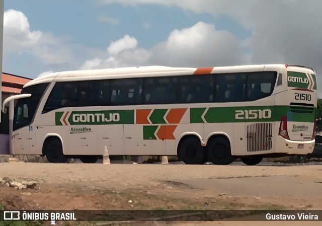 Empresa Gontijo de Transportes 21510 na cidade de Nossa Senhora da Glória, Sergipe, Brasil, por Gustavo Vieira. Número da foto: #12353975.