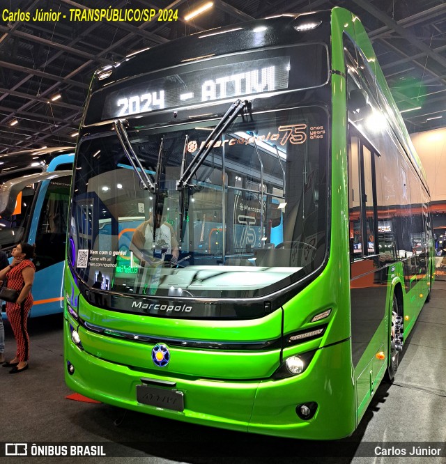 Marcopolo MARCOPOLO ATTIVI LOW ENTRY na cidade de São Paulo, São Paulo, Brasil, por Carlos Júnior. Número da foto: #12353674.