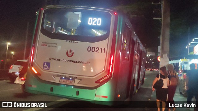 Auto Viação Urubupungá 00211 na cidade de Osasco, São Paulo, Brasil, por Lucas Kevin. Número da foto: #12352513.