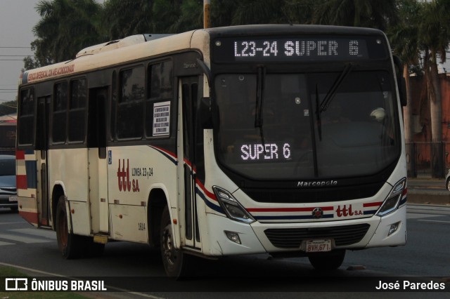 TTL S.A. - Transporte y Turismo Lambaré - Líneas 23-24-31 y 33 1614 na cidade de Mariano Roque Alonso, Central, Paraguai, por José Paredes. Número da foto: #12351586.