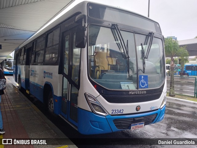 Emflotur - Empresa Florianópolis de Transportes Coletivos 23342 na cidade de Florianópolis, Santa Catarina, Brasil, por Daniel Guardiola. Número da foto: #12353939.
