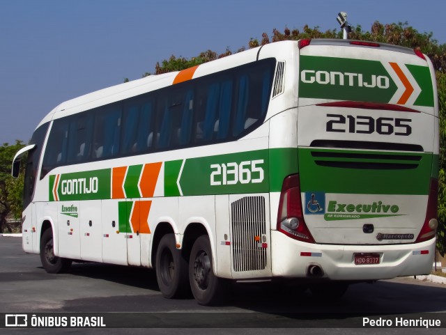 Empresa Gontijo de Transportes 21365 na cidade de Nova Serrana, Minas Gerais, Brasil, por Pedro Henrique. Número da foto: #12353944.