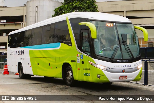 Costa Verde Transportes RJ 217.050 na cidade de Rio de Janeiro, Rio de Janeiro, Brasil, por Paulo Henrique Pereira Borges. Número da foto: #12353675.