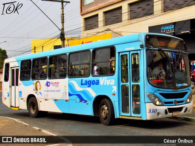 Transrosa 330 na cidade de Lagoa Santa, Minas Gerais, Brasil, por César Ônibus. Número da foto: #12353774.