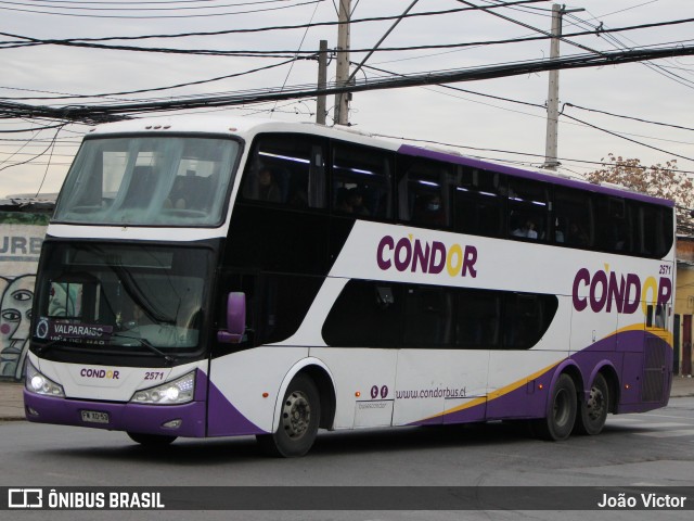 Condorbus 2571 na cidade de Santiago, Santiago, Metropolitana de Santiago, Chile, por João Victor. Número da foto: #12354217.