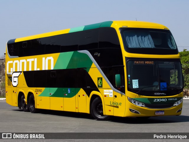 Empresa Gontijo de Transportes 23040 na cidade de Nova Serrana, Minas Gerais, Brasil, por Pedro Henrique. Número da foto: #12353400.