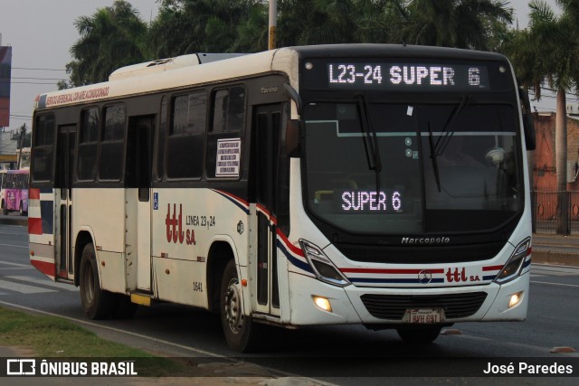 TTL S.A. - Transporte y Turismo Lambaré - Líneas 23-24-31 y 33 1641 na cidade de Mariano Roque Alonso, Central, Paraguai, por José Paredes. Número da foto: #12351581.