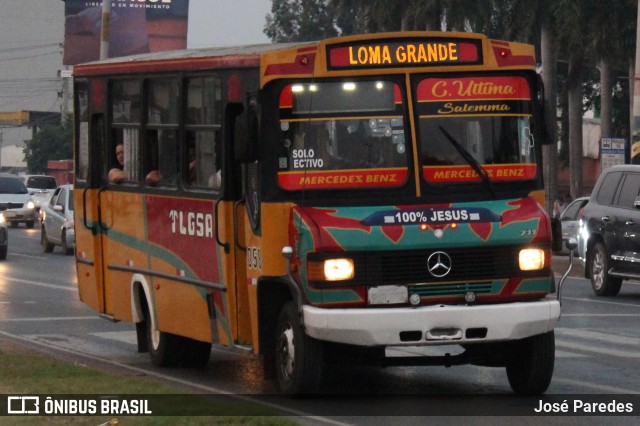 TLGSA - Transporte Loma Grande S.A. - Línea 132 > Transporte LomaGrandense S.A. 058 na cidade de Mariano Roque Alonso, Central, Paraguai, por José Paredes. Número da foto: #12354718.