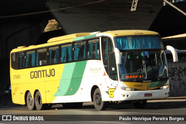 Empresa Gontijo de Transportes 17160 na cidade de Belo Horizonte, Minas Gerais, Brasil, por Paulo Henrique Pereira Borges. Número da foto: #12353713.