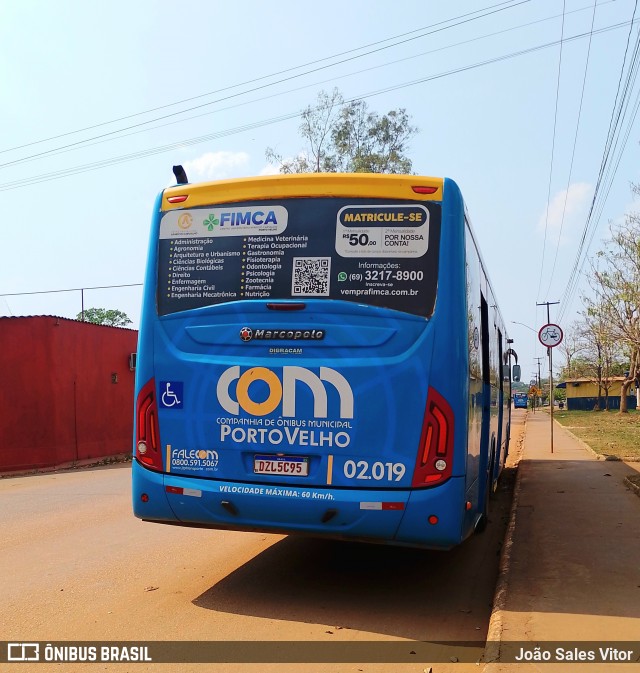 JTP Transportes - COM Porto Velho 02.019 na cidade de Porto Velho, Rondônia, Brasil, por João Sales Vitor. Número da foto: #12352680.