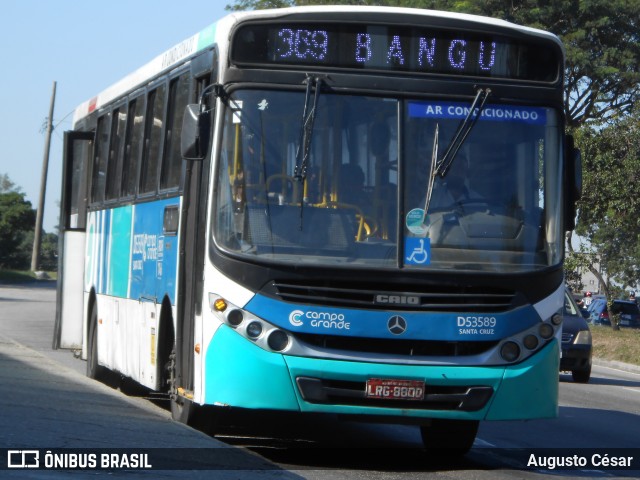 Transportes Campo Grande D53589 na cidade de Rio de Janeiro, Rio de Janeiro, Brasil, por Augusto César. Número da foto: #12352446.