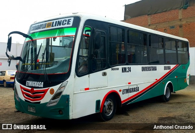 ETMIGRASA - Enpresa de Transportes Miguel Grau S.A. 105 na cidade de Carabayllo, Lima, Lima Metropolitana, Peru, por Anthonel Cruzado. Número da foto: #12351848.