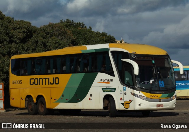 Empresa Gontijo de Transportes 18005 na cidade de Vitória da Conquista, Bahia, Brasil, por Rava Ogawa. Número da foto: #12354226.