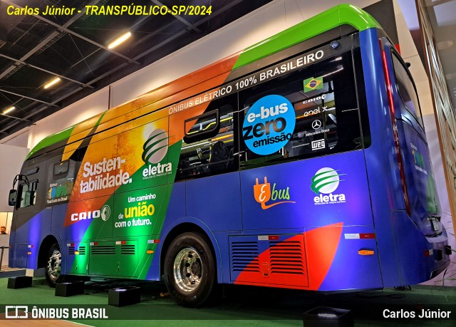 Caio Induscar CAIO E-MILLENNIUM MERCEDES-BENZ O-500U ELETRA na cidade de São Paulo, São Paulo, Brasil, por Carlos Júnior. Número da foto: #12354118.