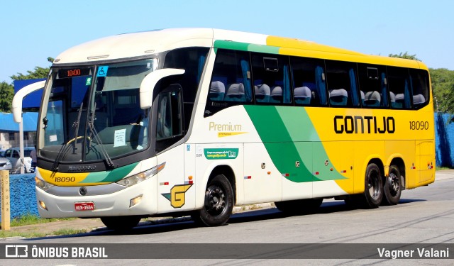 Empresa Gontijo de Transportes 18090 na cidade de São Paulo, São Paulo, Brasil, por Vagner Valani. Número da foto: #12353216.