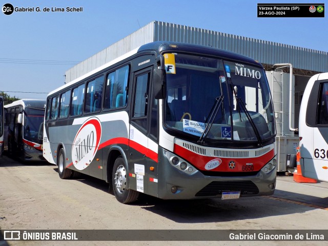 Viação Mimo 6650 na cidade de Várzea Paulista, São Paulo, Brasil, por Gabriel Giacomin de Lima. Número da foto: #12354511.