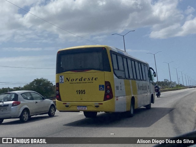 Viação Nordeste 1995 na cidade de Macaíba, Rio Grande do Norte, Brasil, por Alison Diego Dias da Silva. Número da foto: #12352471.