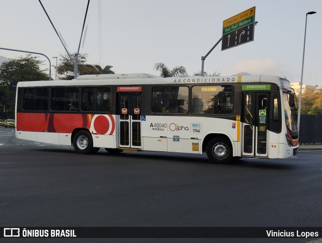 Auto Viação Alpha A48040 na cidade de Rio de Janeiro, Rio de Janeiro, Brasil, por Vinicius Lopes. Número da foto: #12354524.