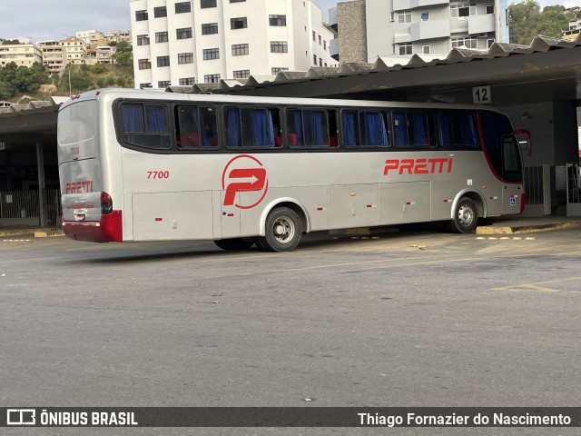 Viação Pretti 7700 na cidade de Colatina, Espírito Santo, Brasil, por Thiago Fornazier do Nascimento . Número da foto: #12352603.