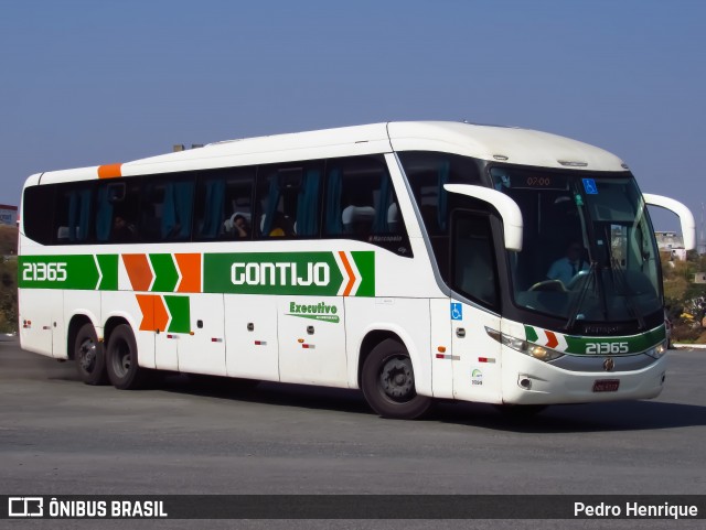 Empresa Gontijo de Transportes 21365 na cidade de Nova Serrana, Minas Gerais, Brasil, por Pedro Henrique. Número da foto: #12353950.