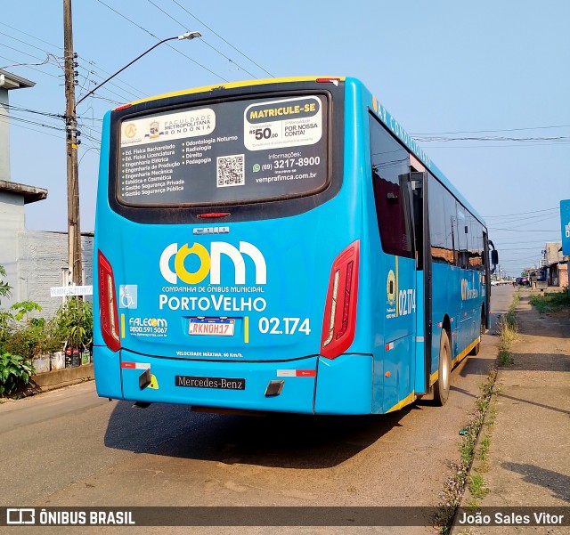 JTP Transportes - COM Porto Velho 02.174 na cidade de Porto Velho, Rondônia, Brasil, por João Sales Vitor. Número da foto: #12353028.