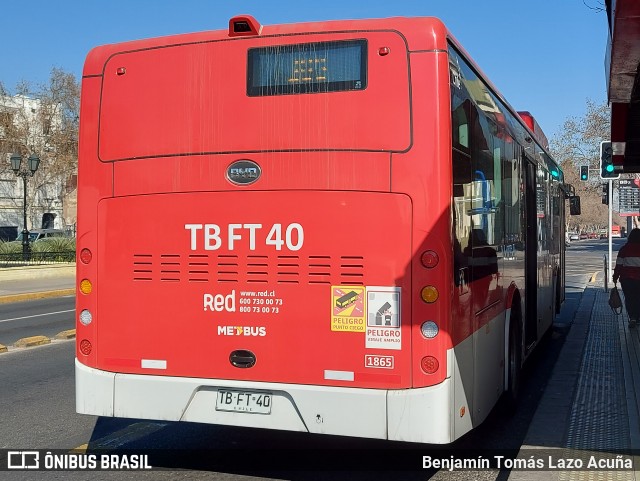 Metbus 1865 na cidade de Santiago, Santiago, Metropolitana de Santiago, Chile, por Benjamín Tomás Lazo Acuña. Número da foto: #12355929.