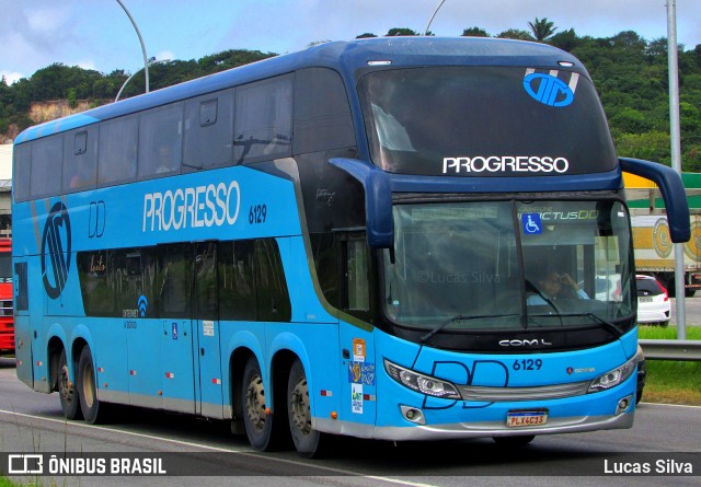 Auto Viação Progresso 6129 na cidade de Recife, Pernambuco, Brasil, por Lucas Silva. Número da foto: #12355646.