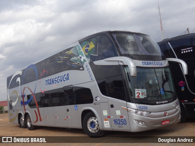 Transguga Transportes e Turismo 16250 na cidade de Trindade, Goiás, Brasil, por Douglas Andrez. Número da foto: #12355864.