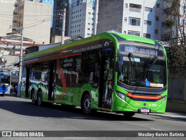 TRANSPPASS - Transporte de Passageiros 8 1153 na cidade de São Paulo, São Paulo, Brasil, por Weslley Kelvin Batista. Número da foto: #12355666.
