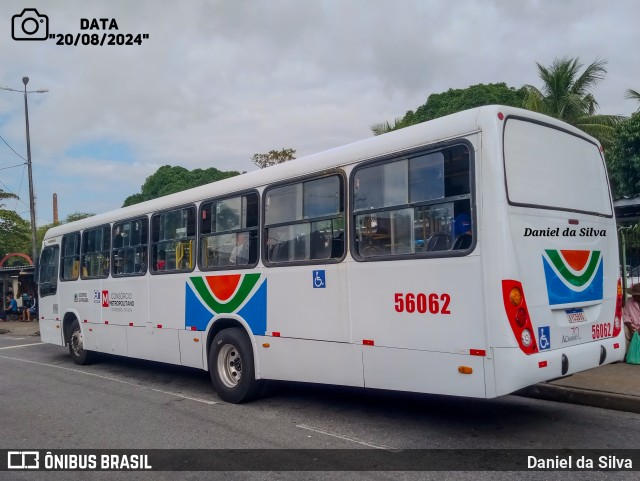 Reunidas Transportes >  Transnacional Metropolitano 56062 na cidade de João Pessoa, Paraíba, Brasil, por Daniel da Silva. Número da foto: #12357255.