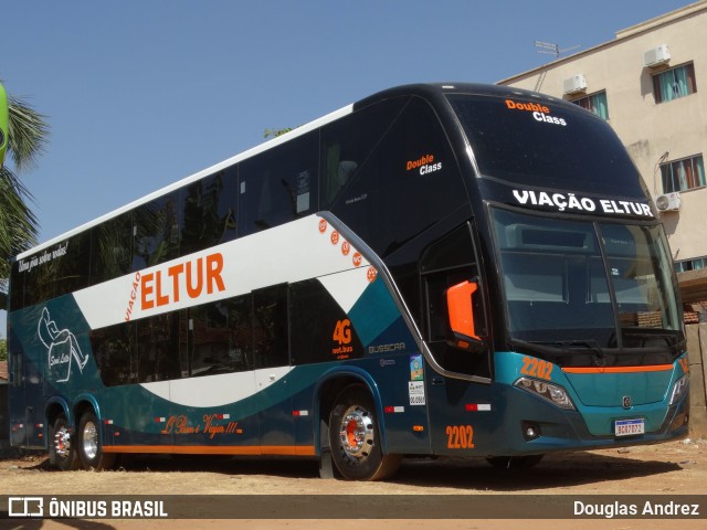 Viação Eltur > Eltur Turismo 2202 na cidade de Trindade, Goiás, Brasil, por Douglas Andrez. Número da foto: #12355896.