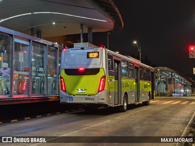 SM Transportes 20953 na cidade de Belo Horizonte, Minas Gerais, Brasil, por MAXI MORAIS. Número da foto: #12357041.