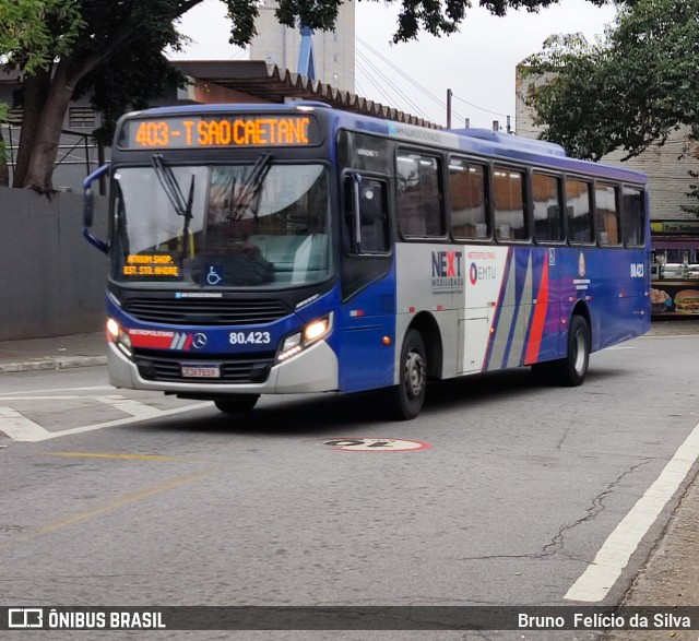Next Mobilidade - ABC Sistema de Transporte 80.423 na cidade de São Caetano do Sul, São Paulo, Brasil, por Bruno  Felício da Silva. Número da foto: #12354997.