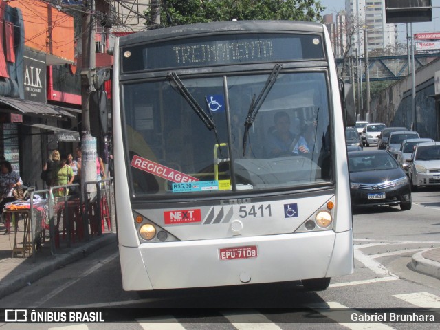 Next Mobilidade - ABC Sistema de Transporte 5411 na cidade de Santo André, São Paulo, Brasil, por Gabriel Brunhara. Número da foto: #12356608.