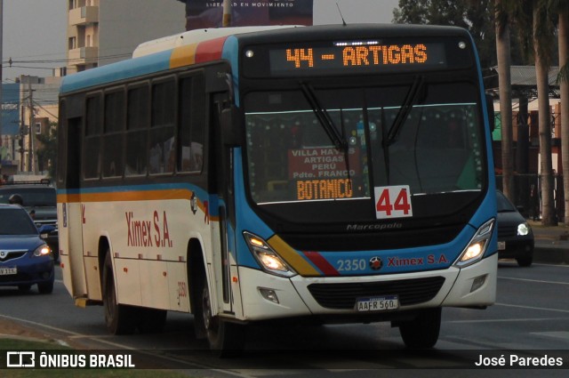 Ximex S.A. - Línea 44 2350 na cidade de Mariano Roque Alonso, Central, Paraguai, por José Paredes. Número da foto: #12356287.
