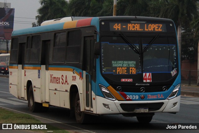 Ximex S.A. - Línea 44 2039 na cidade de Mariano Roque Alonso, Central, Paraguai, por José Paredes. Número da foto: #12356281.