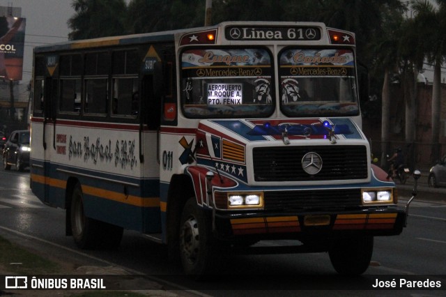 San Rafael S.R.L - Línea 61 011 na cidade de Mariano Roque Alonso, Central, Paraguai, por José Paredes. Número da foto: #12355675.