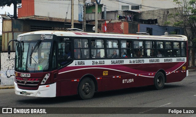 ETUSA 78 na cidade de Chorrillos, Lima, Lima Metropolitana, Peru, por Felipe Lazo. Número da foto: #12355004.