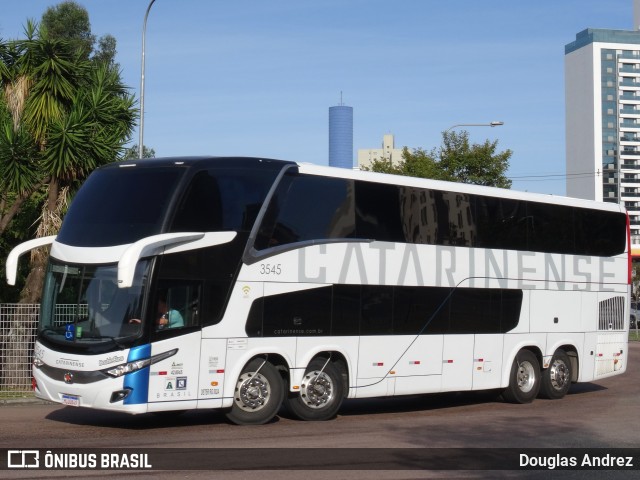 Auto Viação Catarinense 3545 na cidade de Curitiba, Paraná, Brasil, por Douglas Andrez. Número da foto: #12355711.