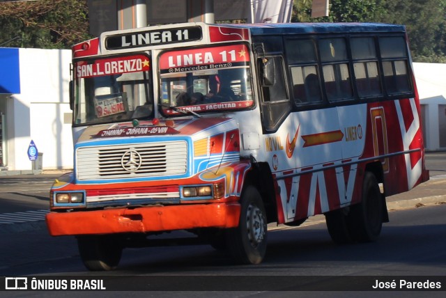 Empresa De Transporte Fátima S.R.L. Linea 11 14 na cidade de San Lorenzo, Central, Paraguai, por José Paredes. Número da foto: #12356322.